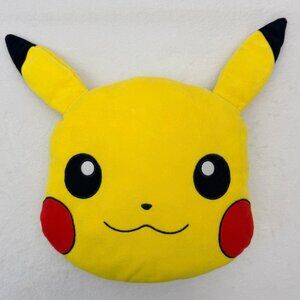 Pokémon Pikachu Plush Head Throw Pillow 17" x 14"